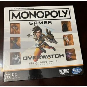 Monopoly Gamer OVERWATCH Collector's Edition Board Game - Brand New & Sealed